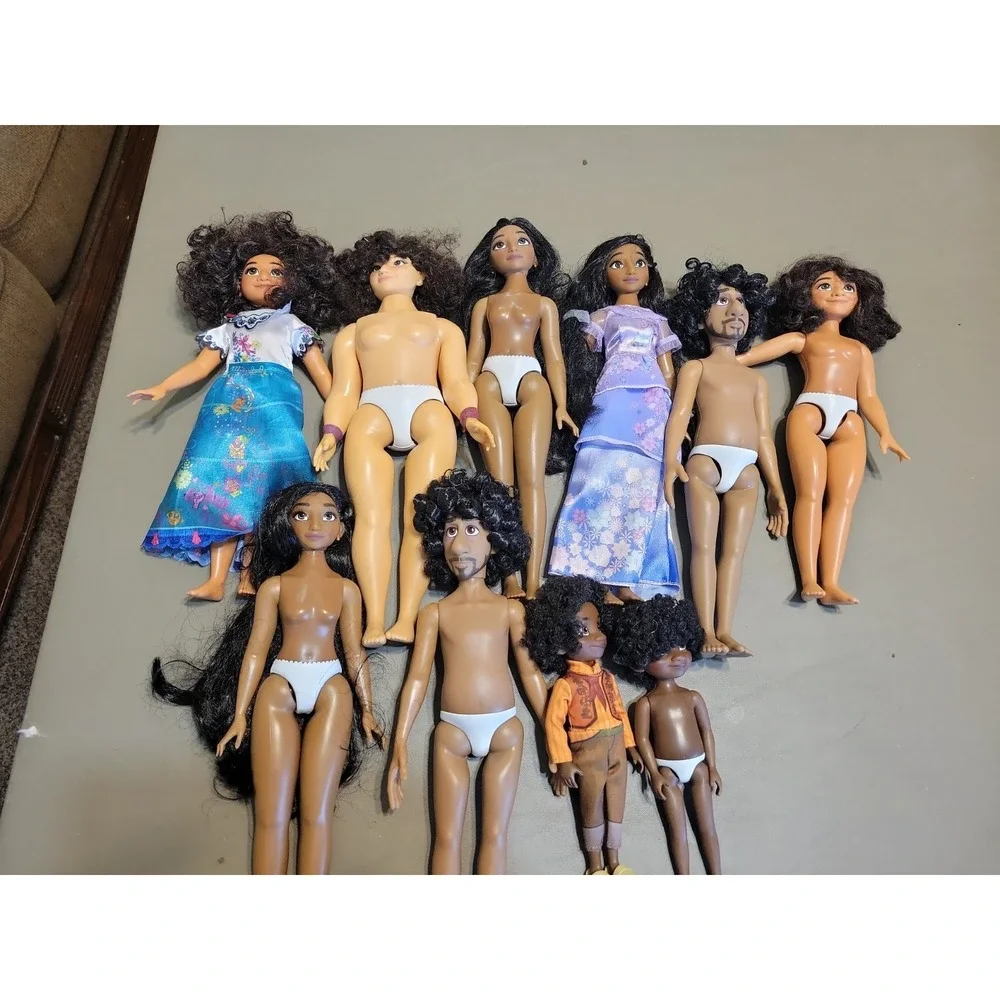 Disney Encanto Doll Figure Bruno Isabela Mirabel Antonio Luisa mixed lot